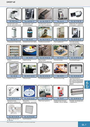 Groupe 6b: Accessoires de cuisine et de salles de bains