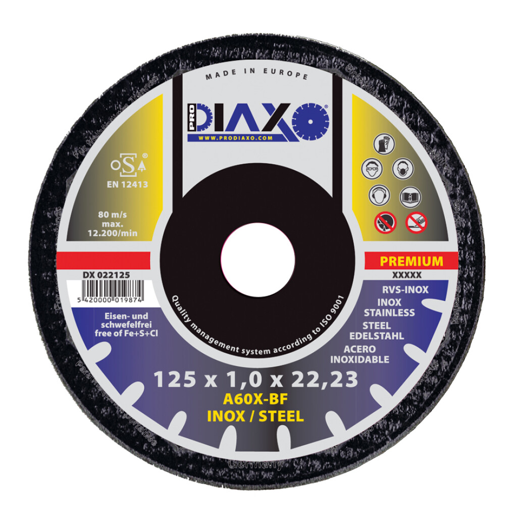 DISQUE A TRONCONNER INOX/ACIER 115X1MM 