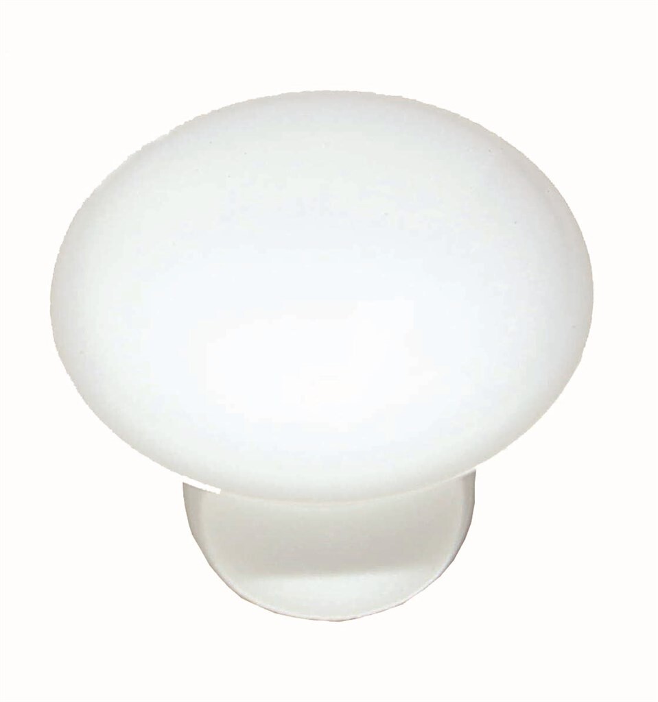 BOUTON PORCELEINE 33 MM BLANC 