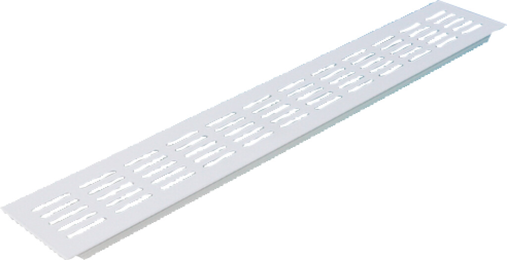 GRILLE D'AERATION 381/60 400MM BLANC 