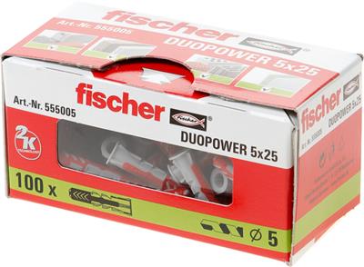 PLUG FISCHER DUOPOWER 6 X 30MM (DOOS 100ST)