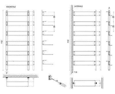 LATERAAL SCHOENREK 480-830MM