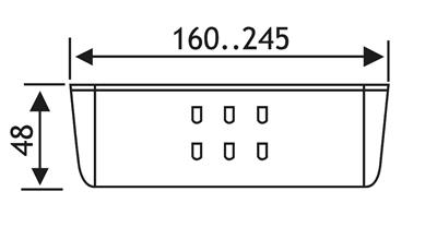 COMPARTIMENTATION FLEXYTRAY ANTHRACITE 