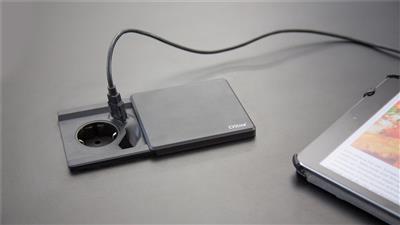 EVOLINE SQUARE 80 D/NL/L + CHARGEUR USB NOIR