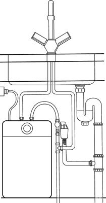 INVENTUM QFIX SET DE RACCORDEMENT &GROUPE DE SECURITE POUR BOILER EDR10/Q10/Q15