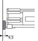 AMARI DISTANCEUR 9,5MM POUR QUADRO GRIS 