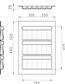 BASIC KRUIDENLADE K 40 CM WIT 350 x 500 MM