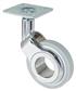 ROUL.PIVOT.D60 H95 50KG CHR.-GRIS/BLANC ROULETTE DESIGN SIMPLE