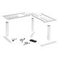 SUPPORT TABLE SET 90° LEGA DRIVE BLANC/ANTHRACITE 
