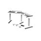 SUPPORT TABLE SET 135° LEGA DRIVE ARGENT/ANTHRACITE 