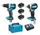 MAKITA COMBOPACK 18V DDF484 + DTD1533 BATTERIES + CHARGEUR