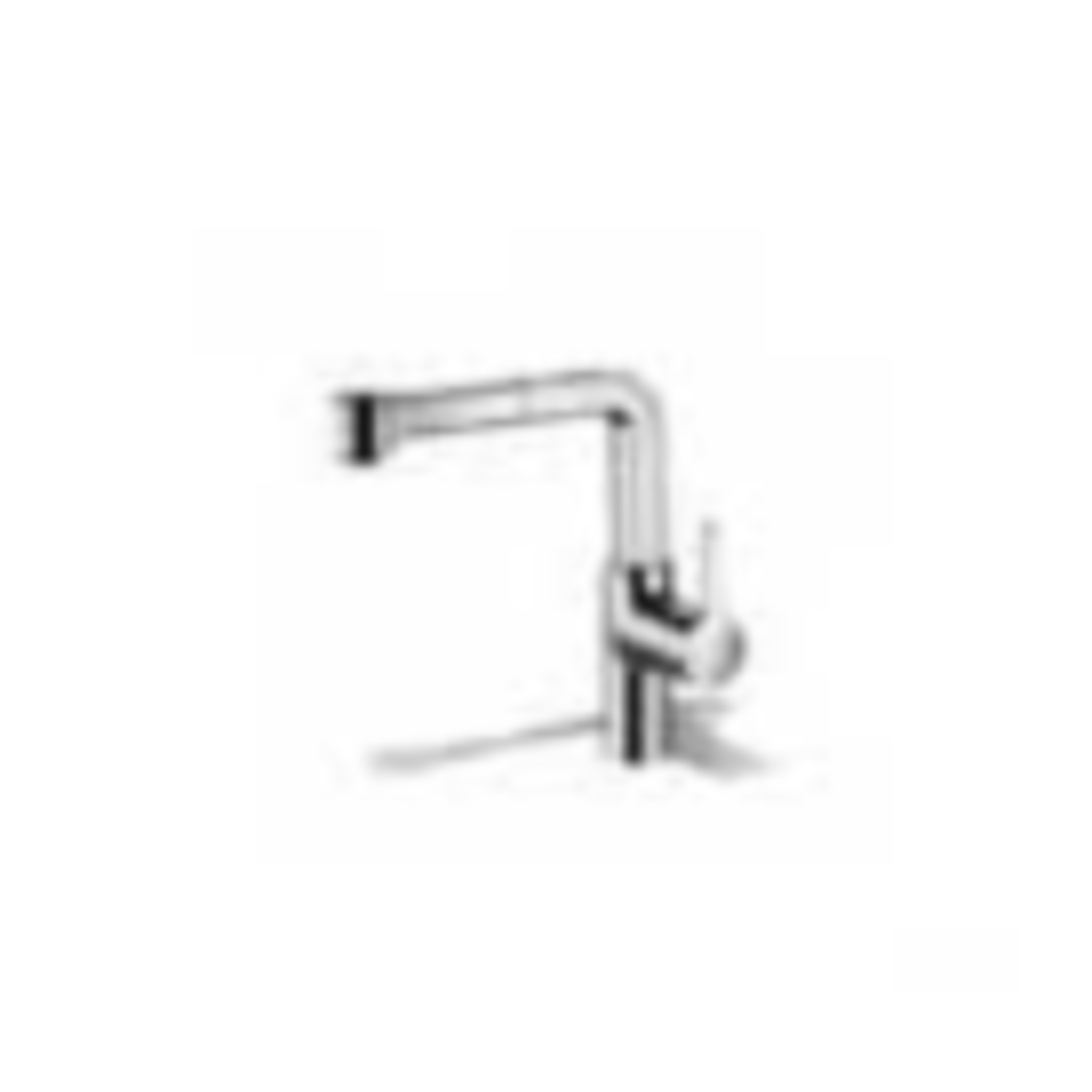 KWC Ava inox look avec douchette k.10.191.003.127  