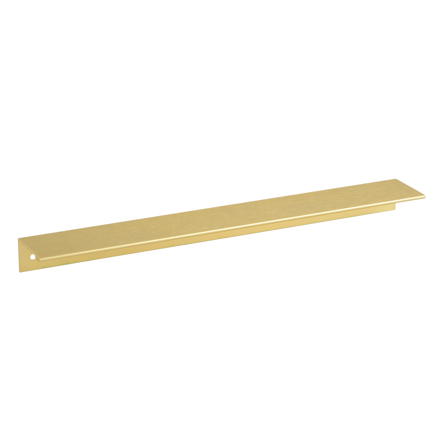 Poignée d'angle EA140 L300 alu laiton mat 