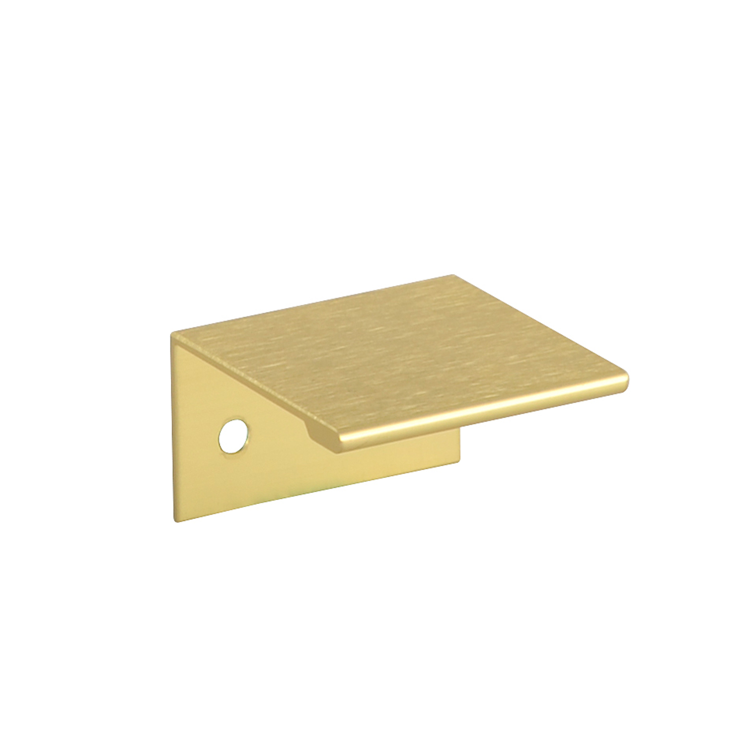 Poignée d'angle alu doré brossé 40x42,2x25mm ea 24 