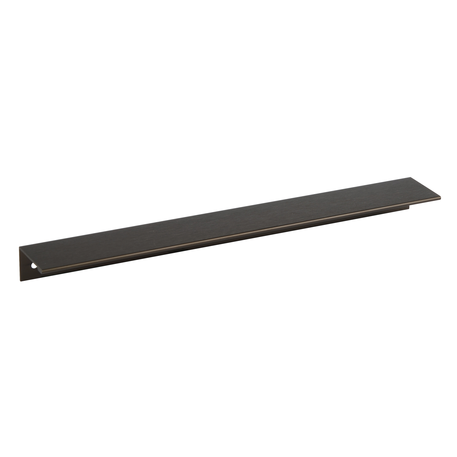 Poignée d'angle EA140 L300 alu bronze foncé brossé 