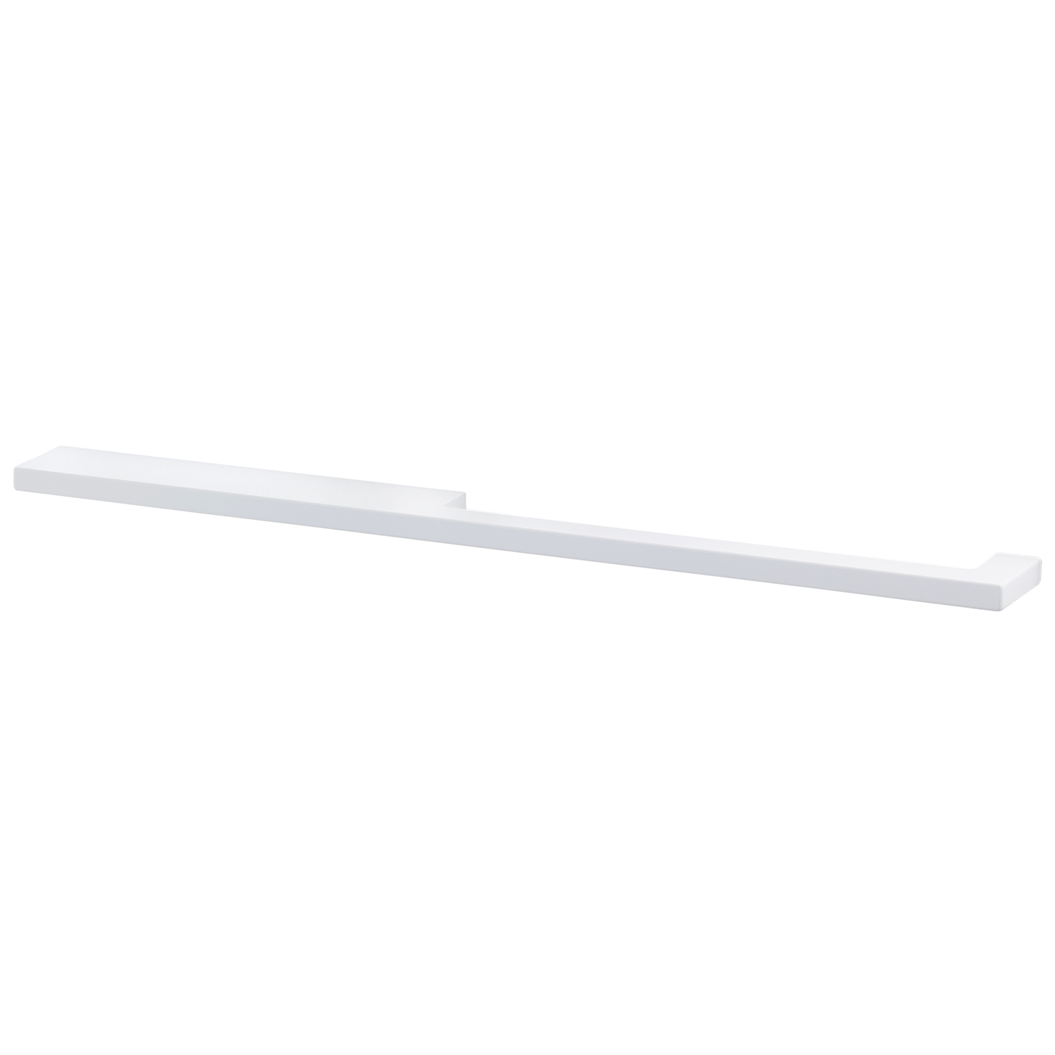 Poignee drimo 320mm aluminium / blanc asymmetrique 