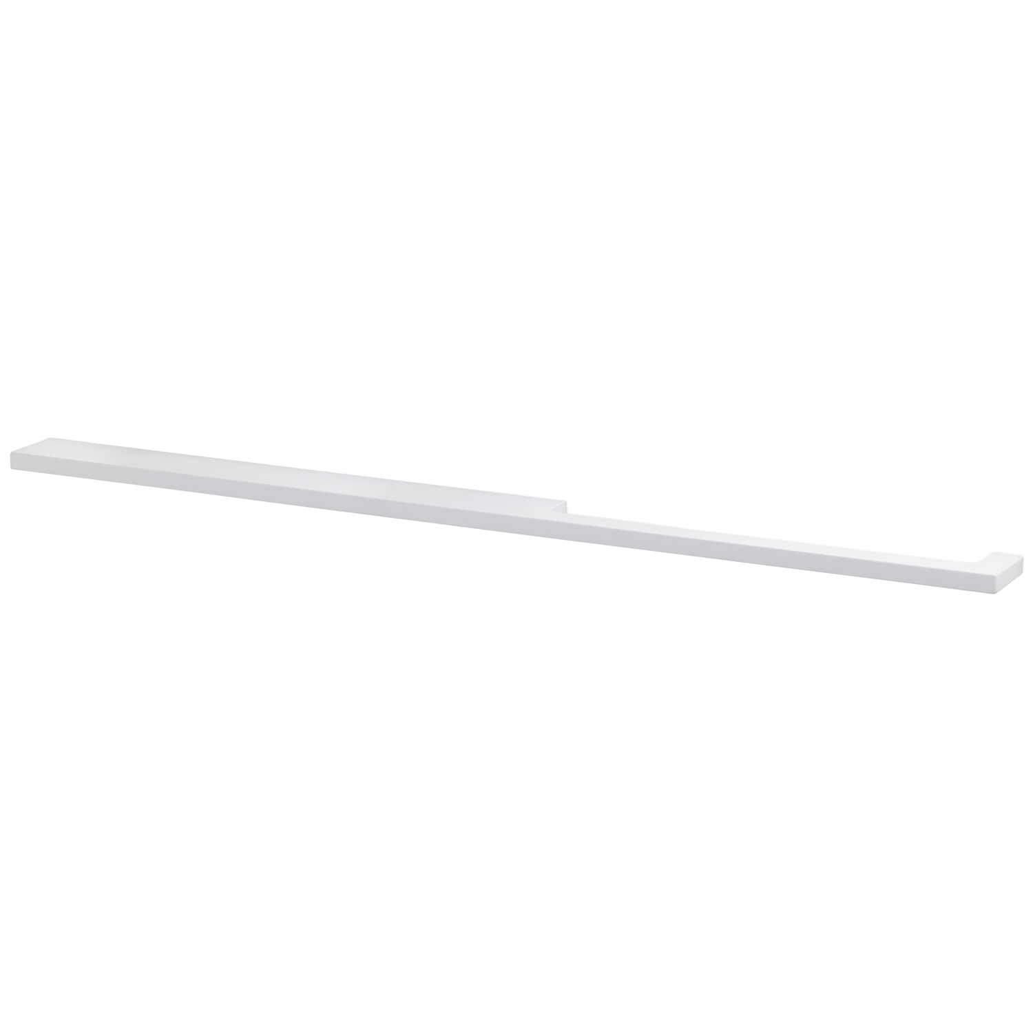 Poignee drimo 480mm aluminium / blanc asymmetrique 