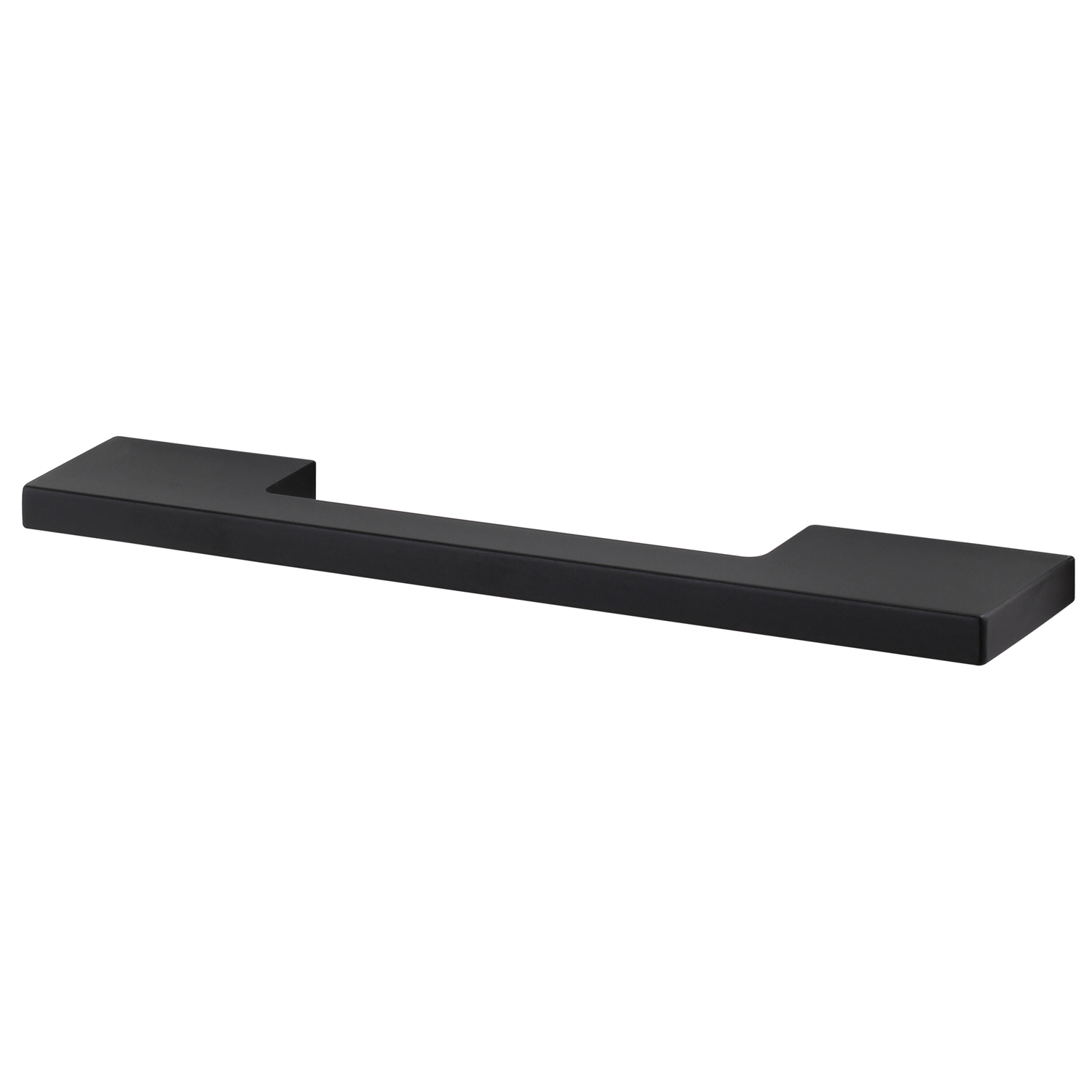Poignee drimo 160mm aluminium / noir symmetrique 