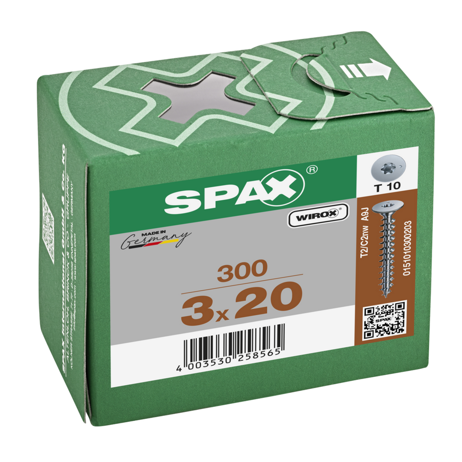 Vis paroi arrière Spax T-STAR Plus 3 x 20