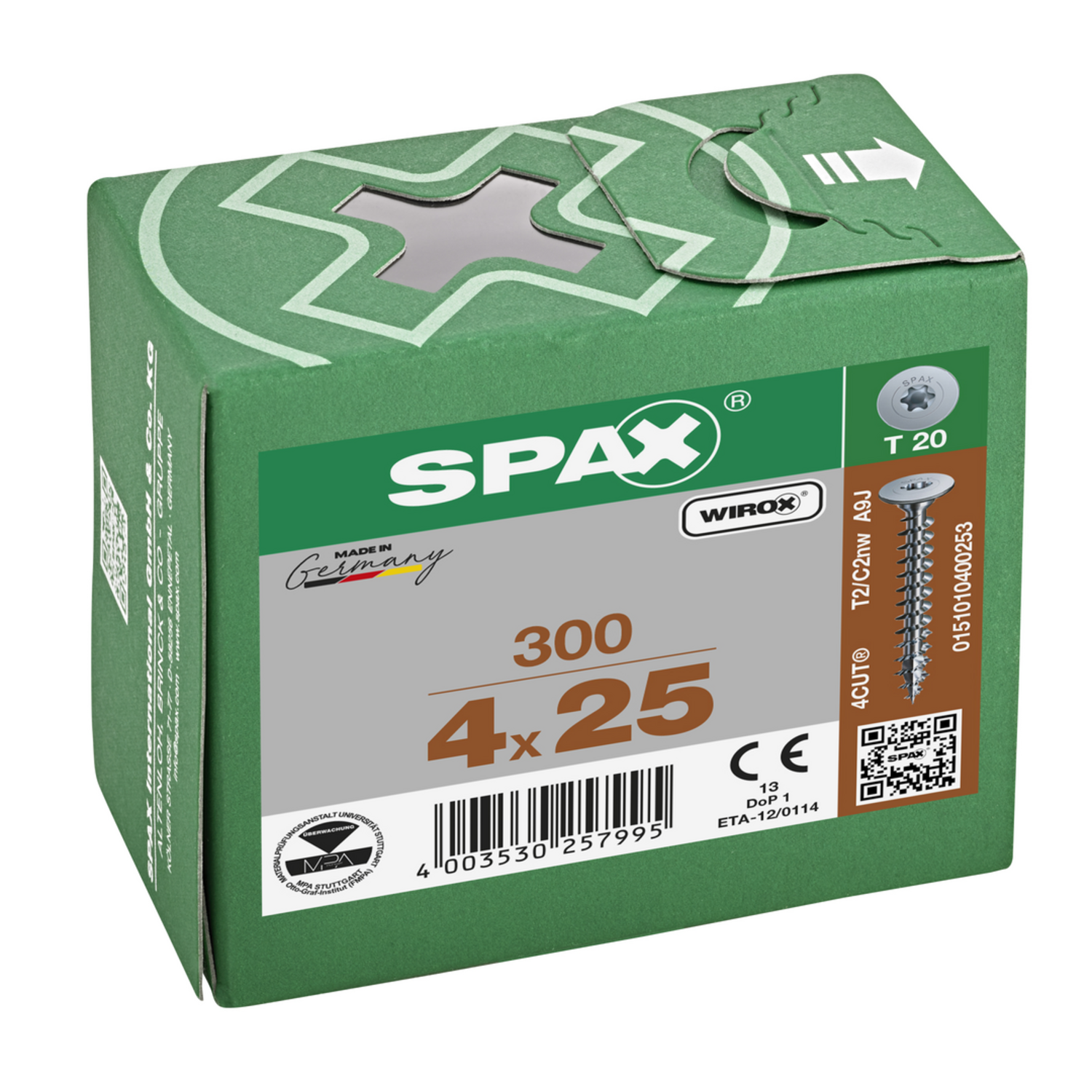 Rugwandschroef Spax T-STAR Plus 4 x 25