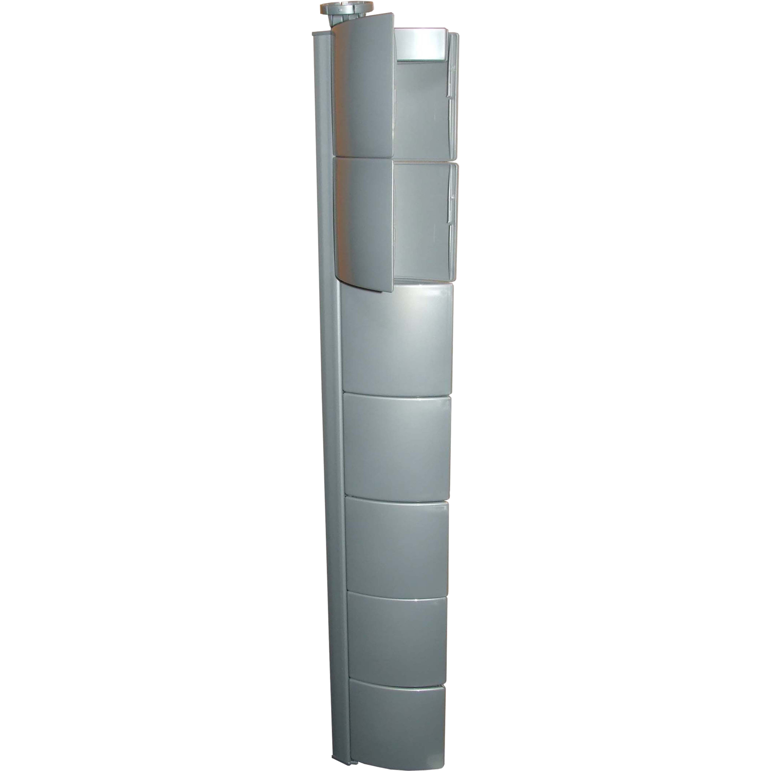 Passe cable flap vertical alu 720mm/7 el.  