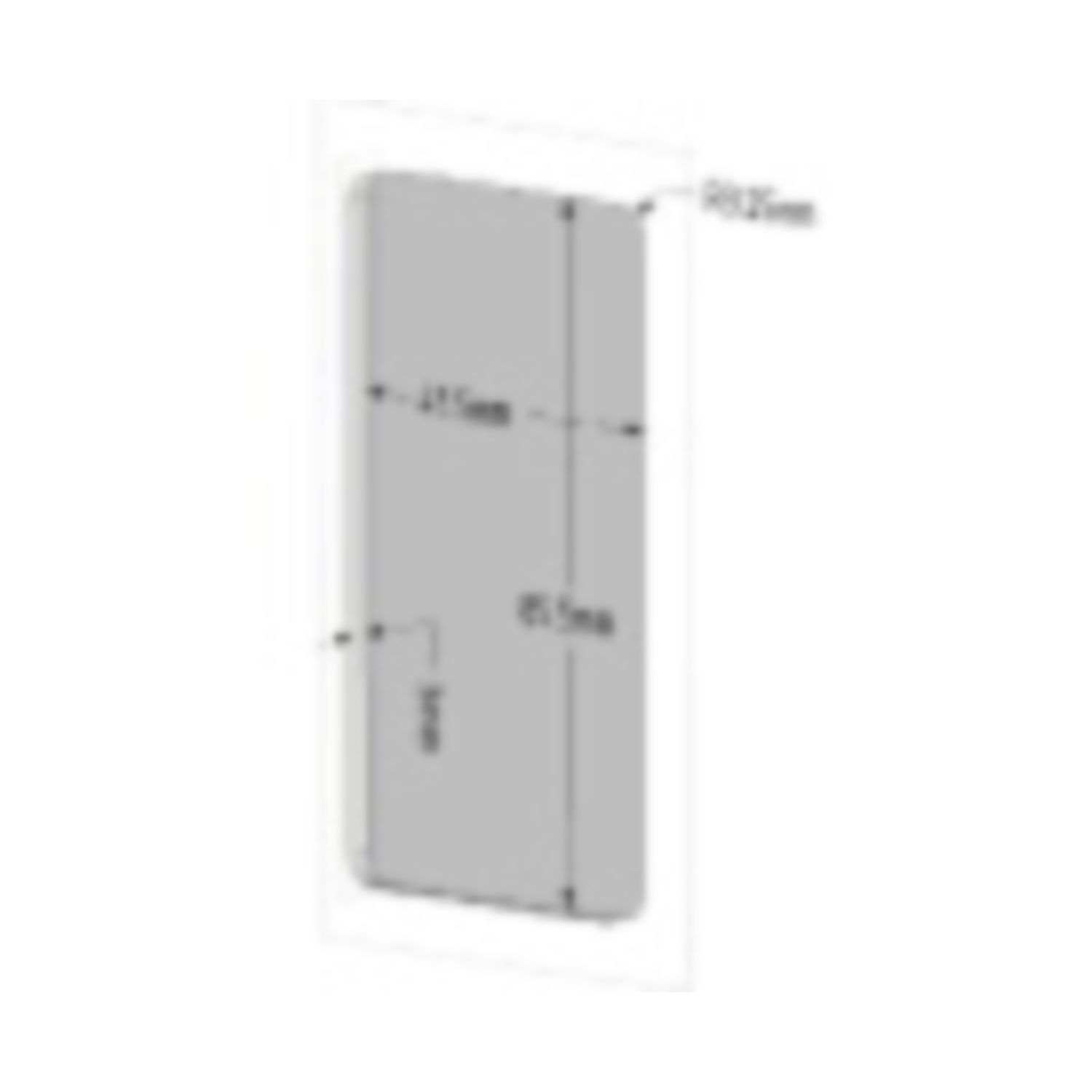 No-ha plaque de finition inox  