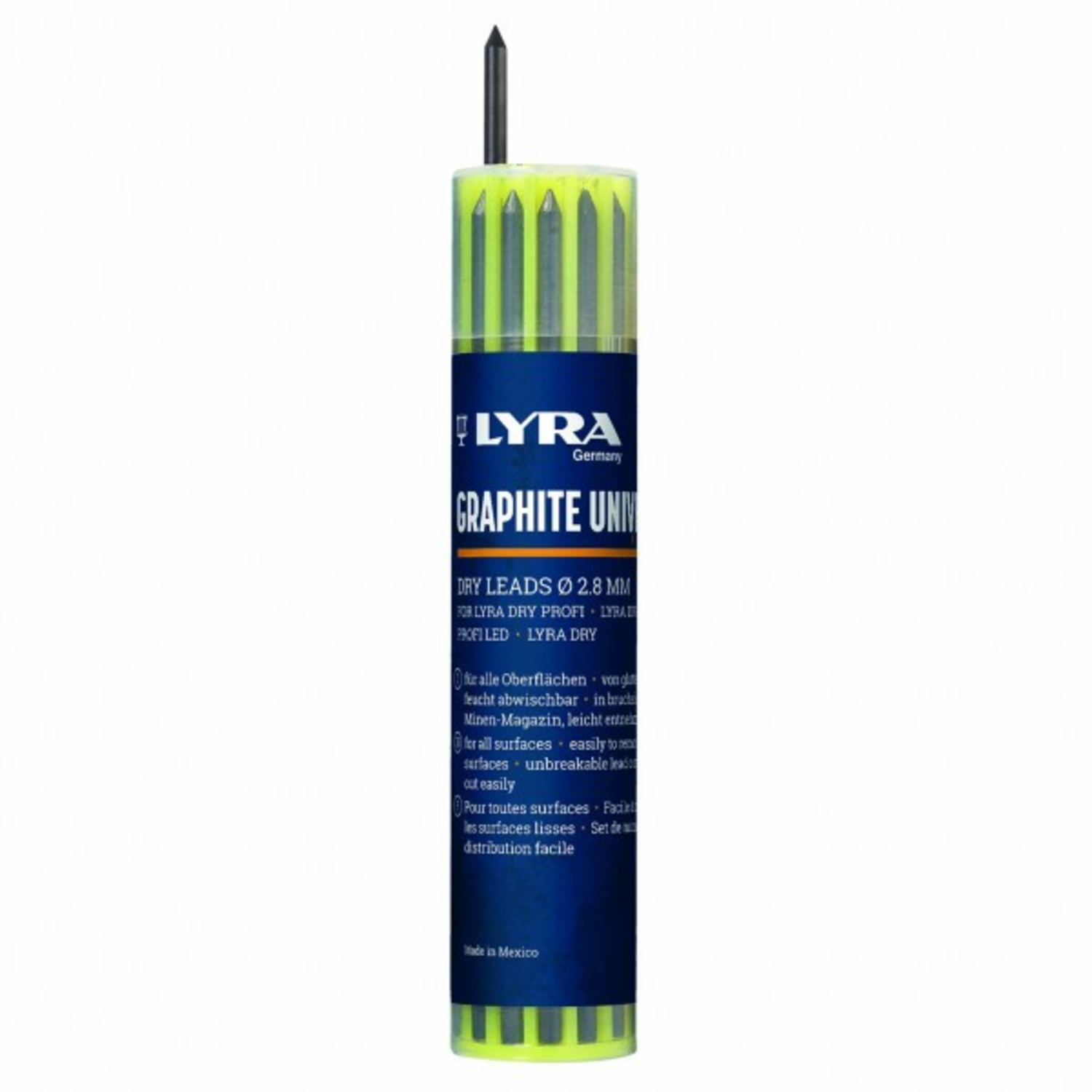 Lyra dry profi recharges rouge jaune noir  