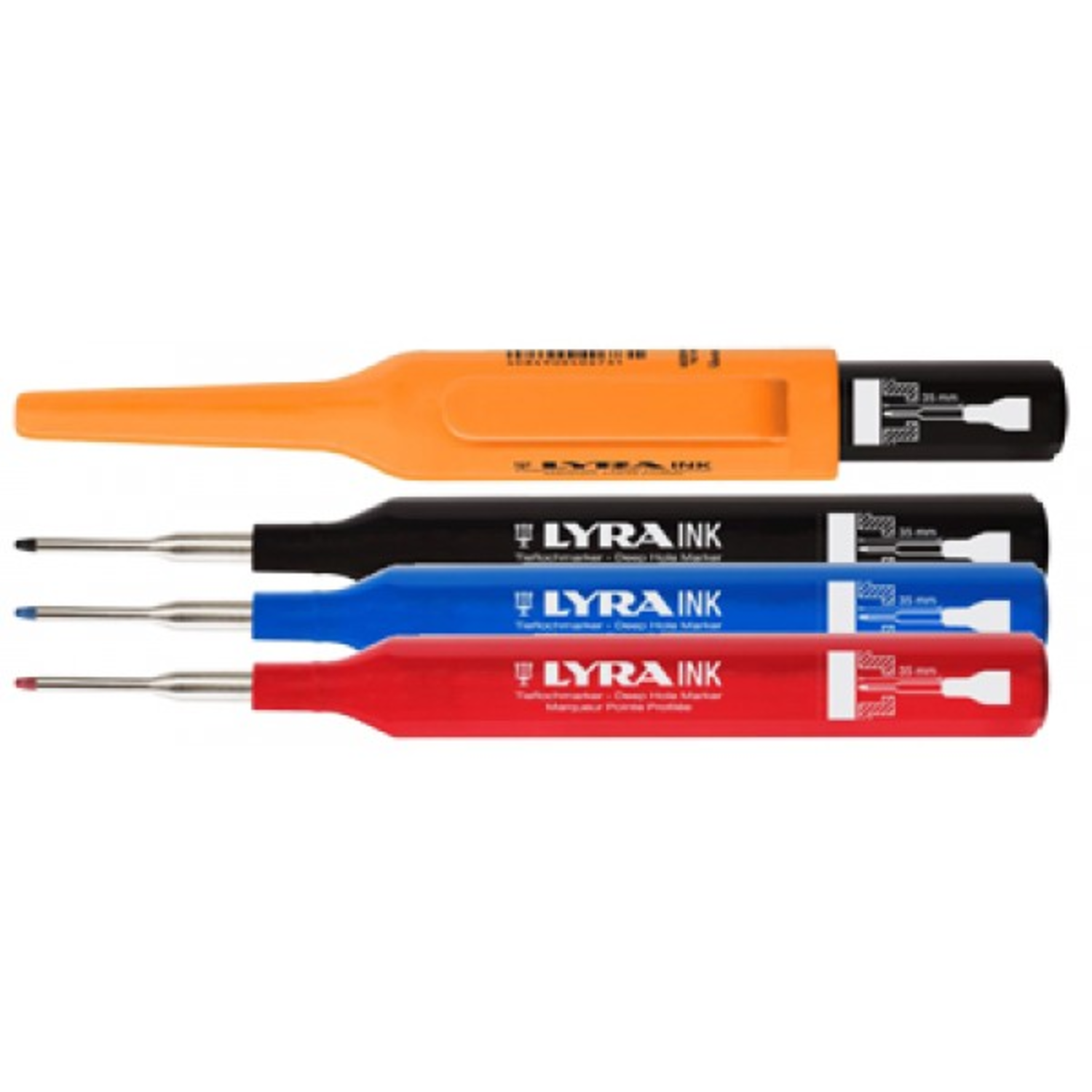 Lyra ink puntviltstift rood