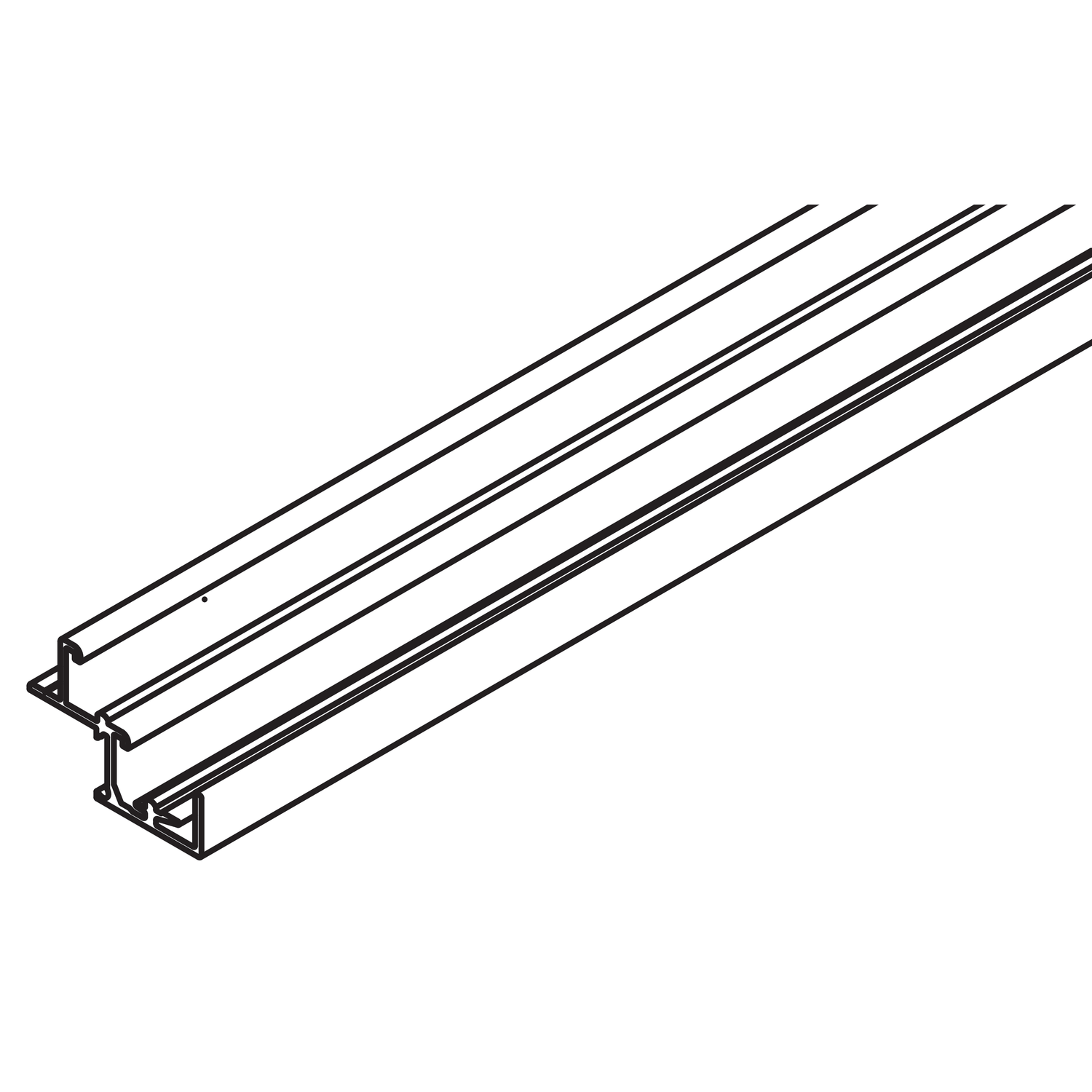 Hawa Regal B/Frontal profil de montage 2500mm