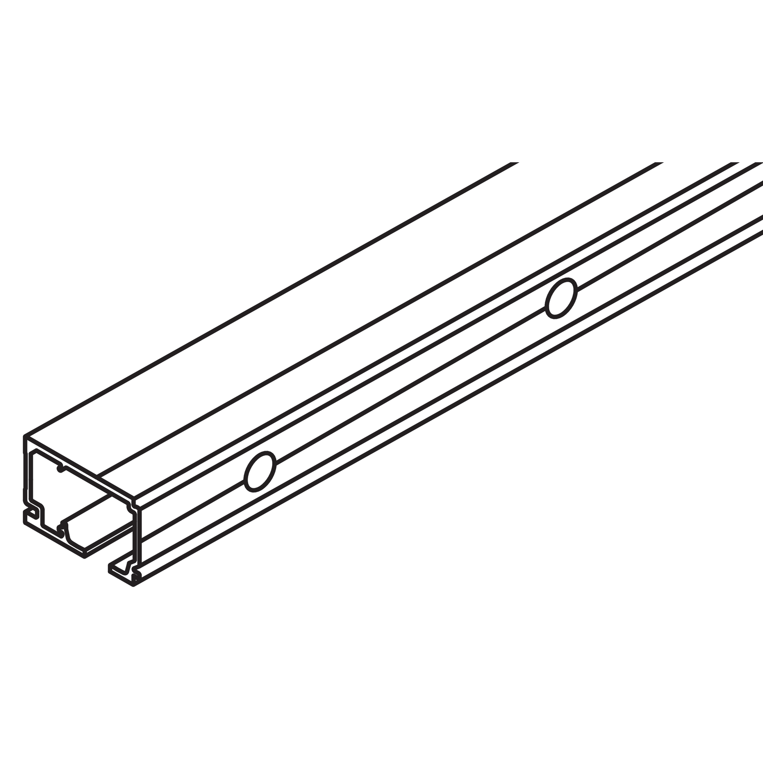 Hawa Porta HC/HMD rail alu 3500mm 