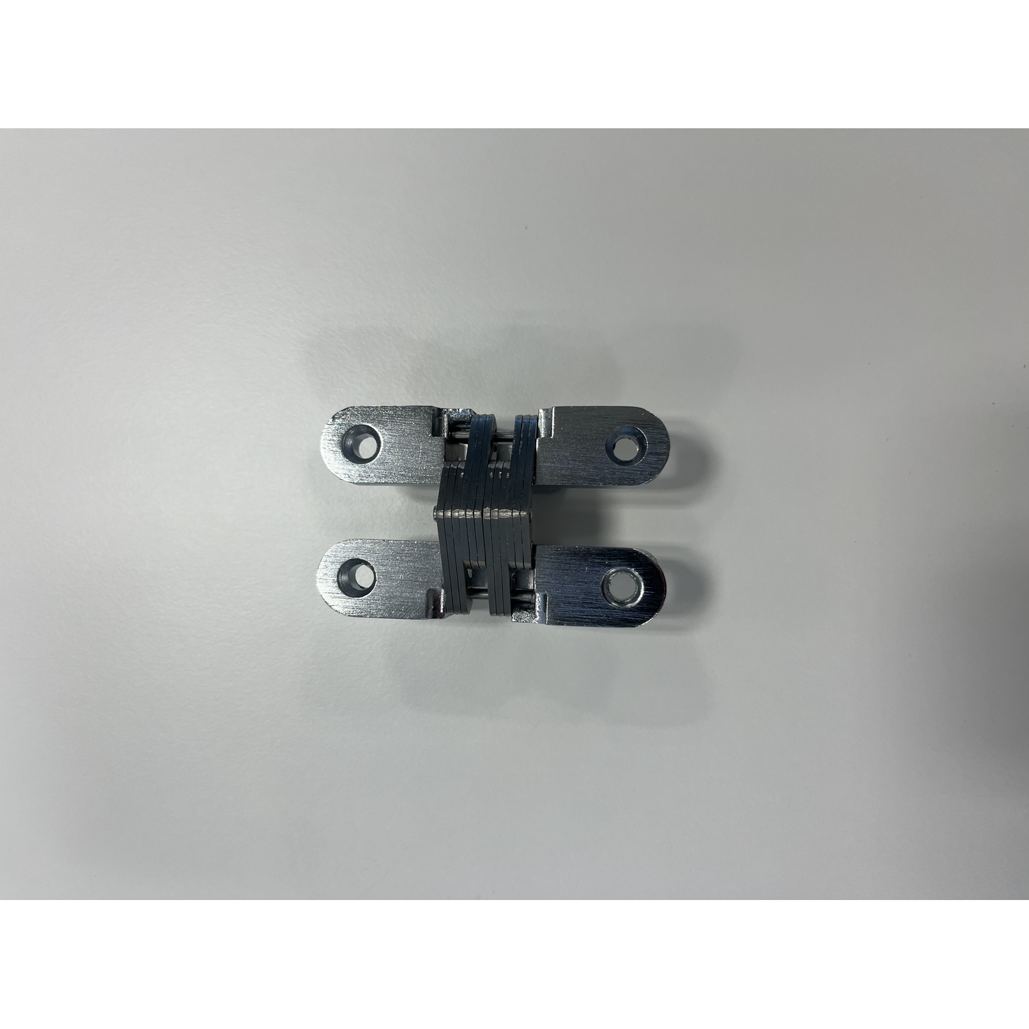 Charnière invisible 68.8x15.7mm nickel brossé 