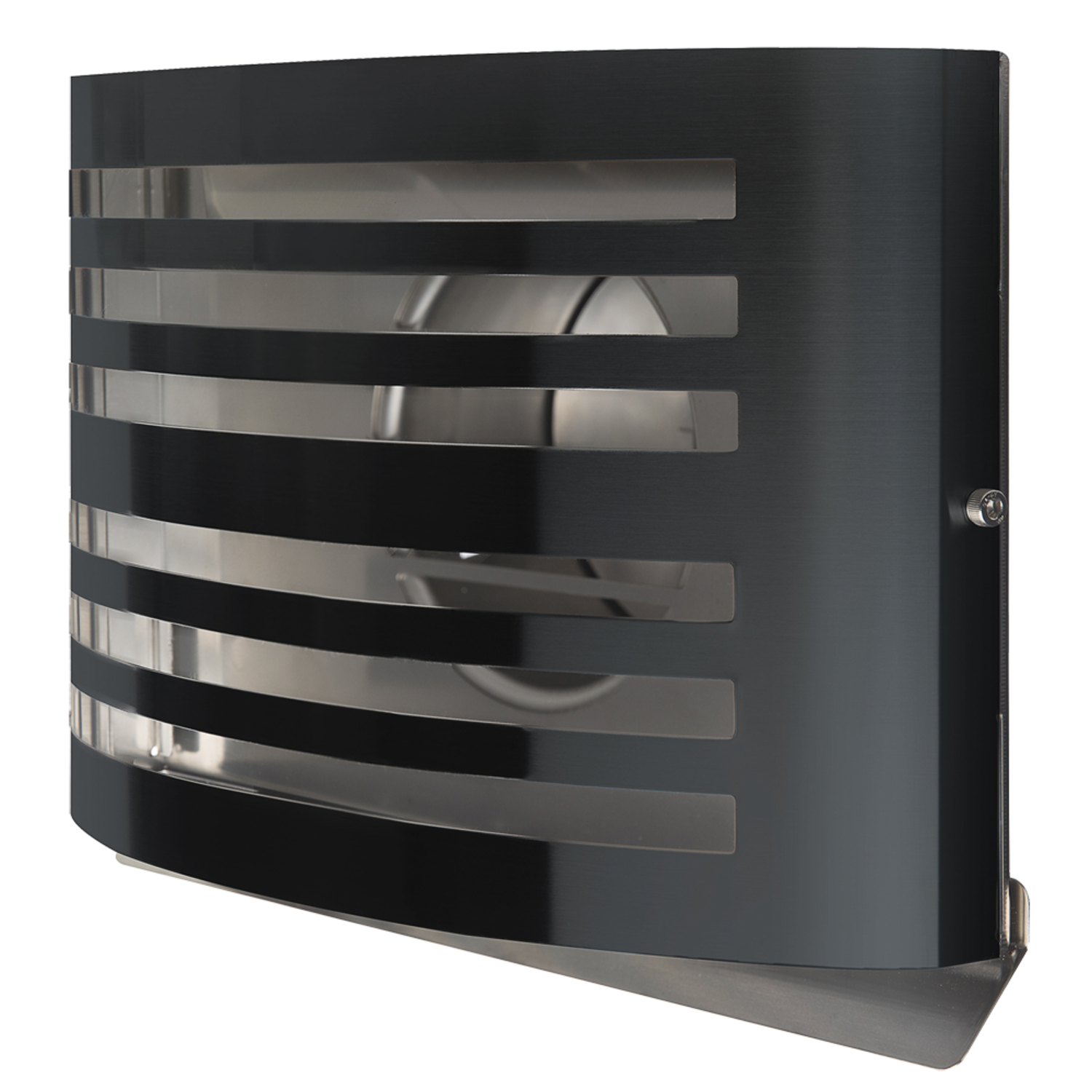 Paneir alfa jalousie inox/noir d.125mm 