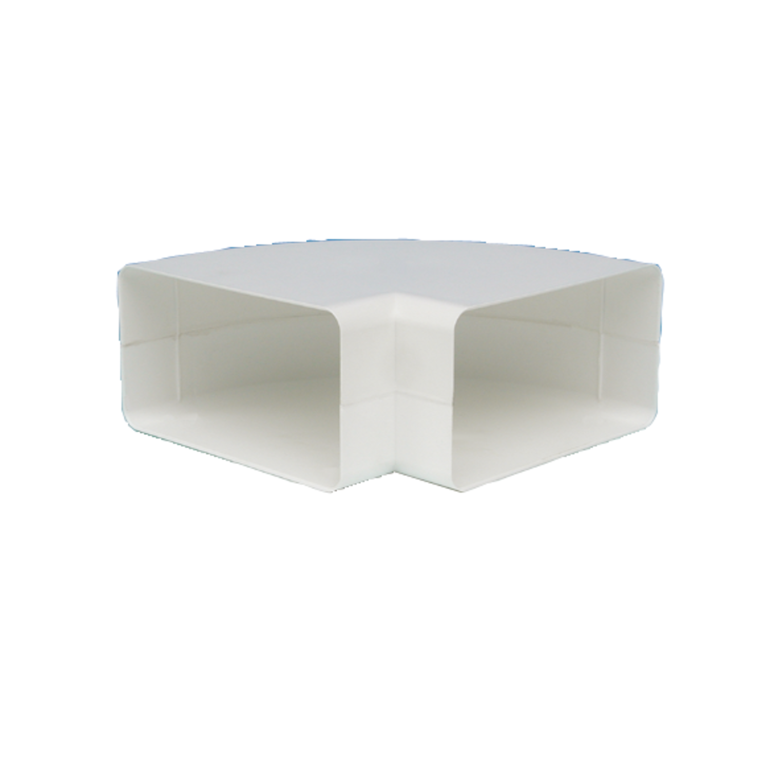 Rbh coude horiz. 90o + manchon blanc  