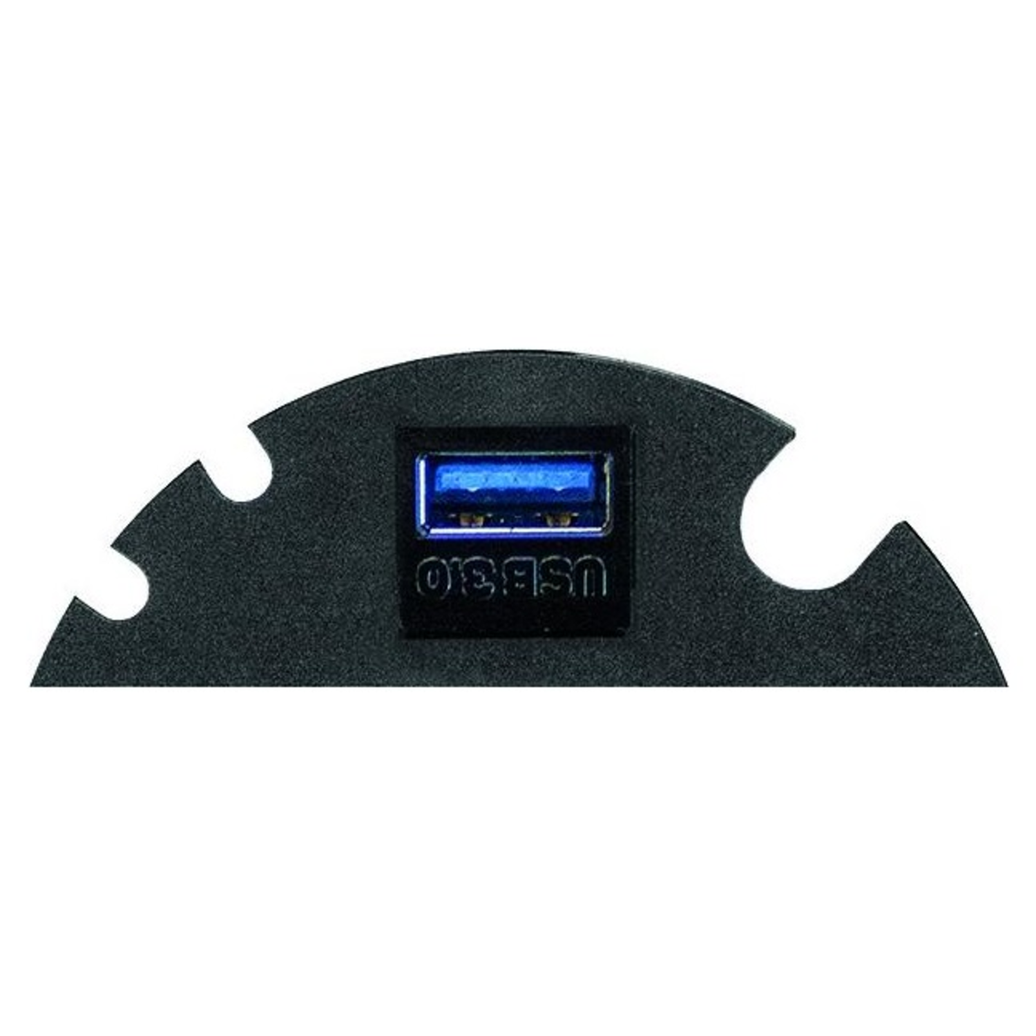 Evoline circle 80 afdekplaat usb-a/usb-a 3.0 wit