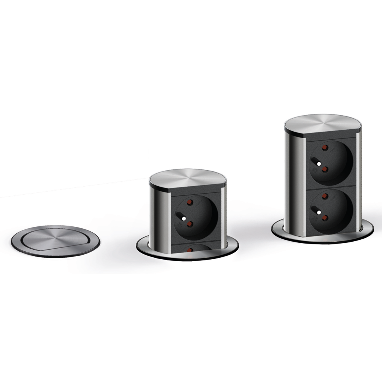 Elevator look inox b-f 2 prises  