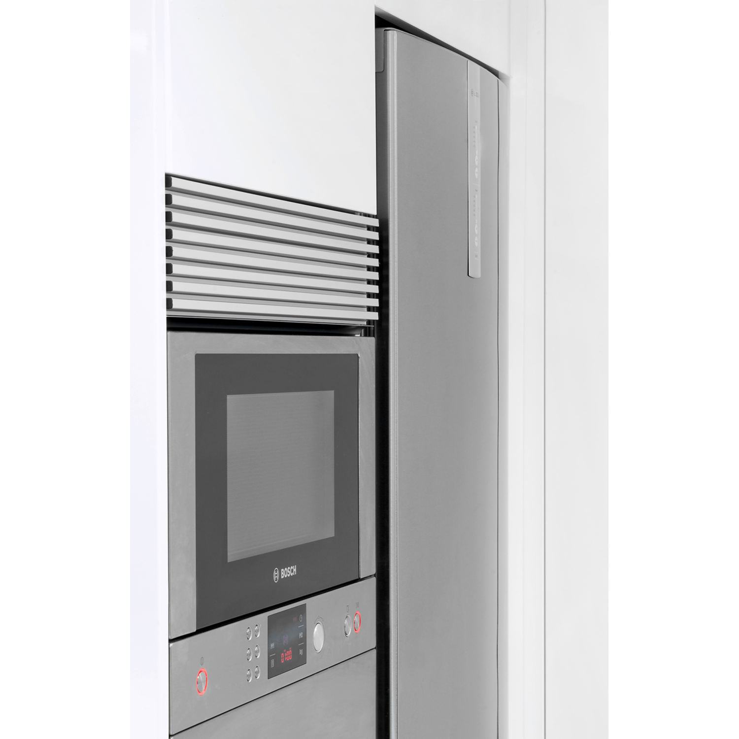 Luchtrooster voor oven wit 598x32-125mm