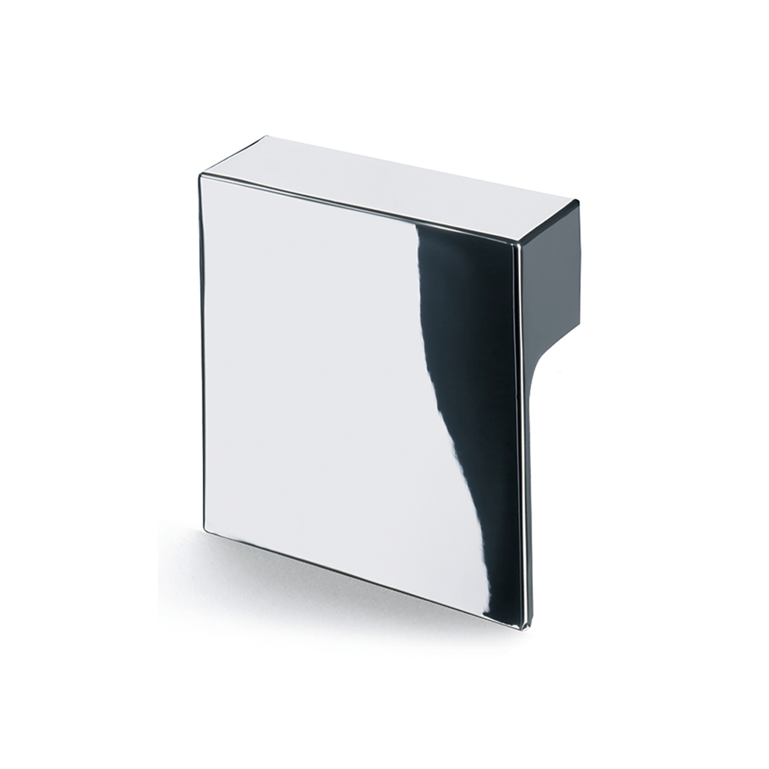 Poignée Venusia, entraxe de perçages 32, L 60 mm, B 60 mm, H 21 mm, chromé brillant