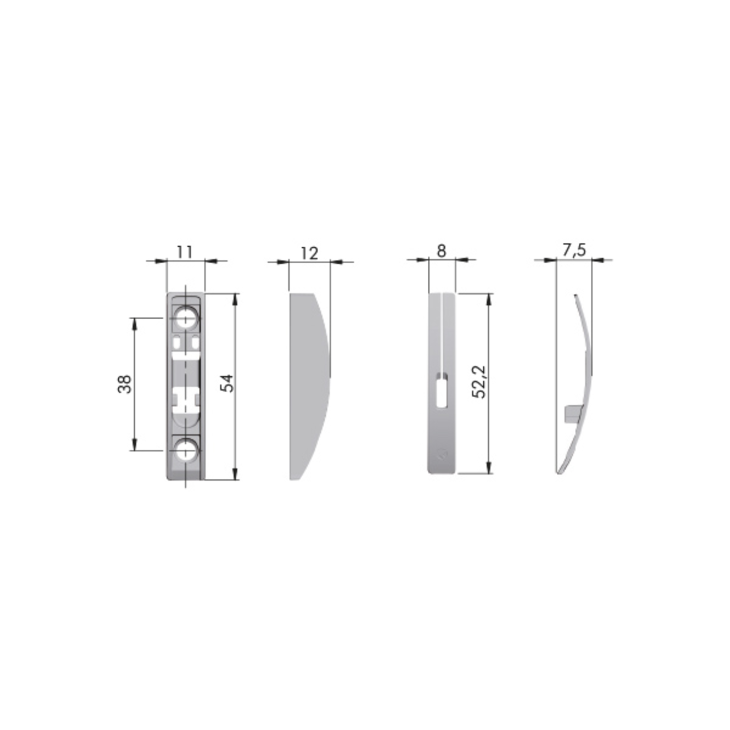 Kiaro easy Fixation montage en appli anthracite 