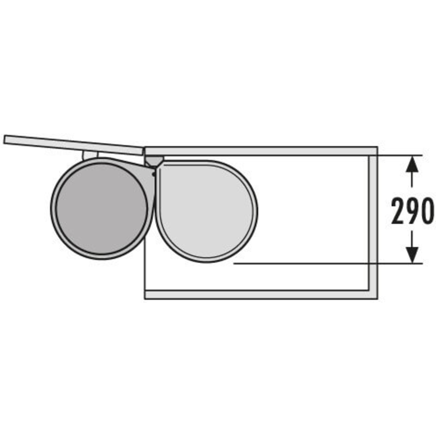 Hailo Mono RVS 12l
