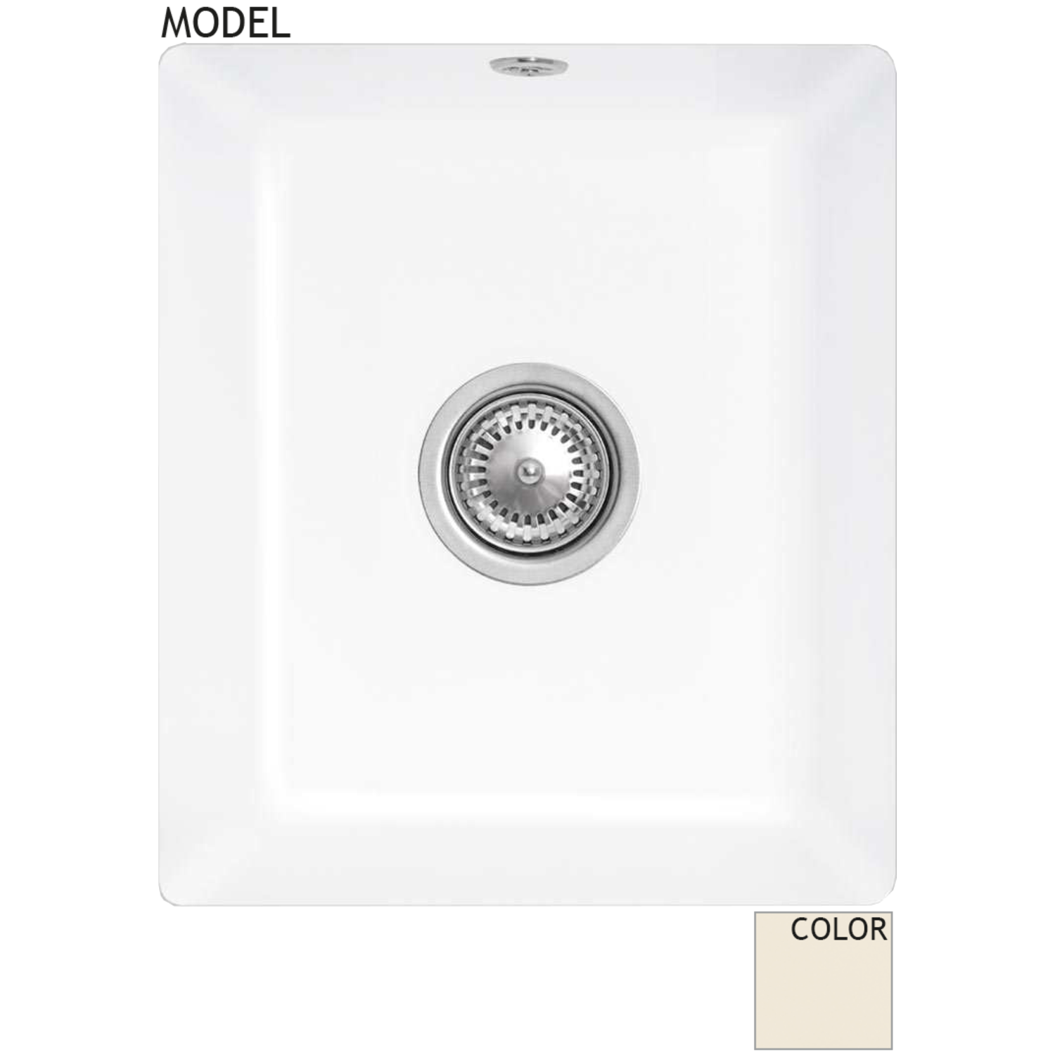 V&B 3324.01.kr subway 45 su creme brillant ceramicplus