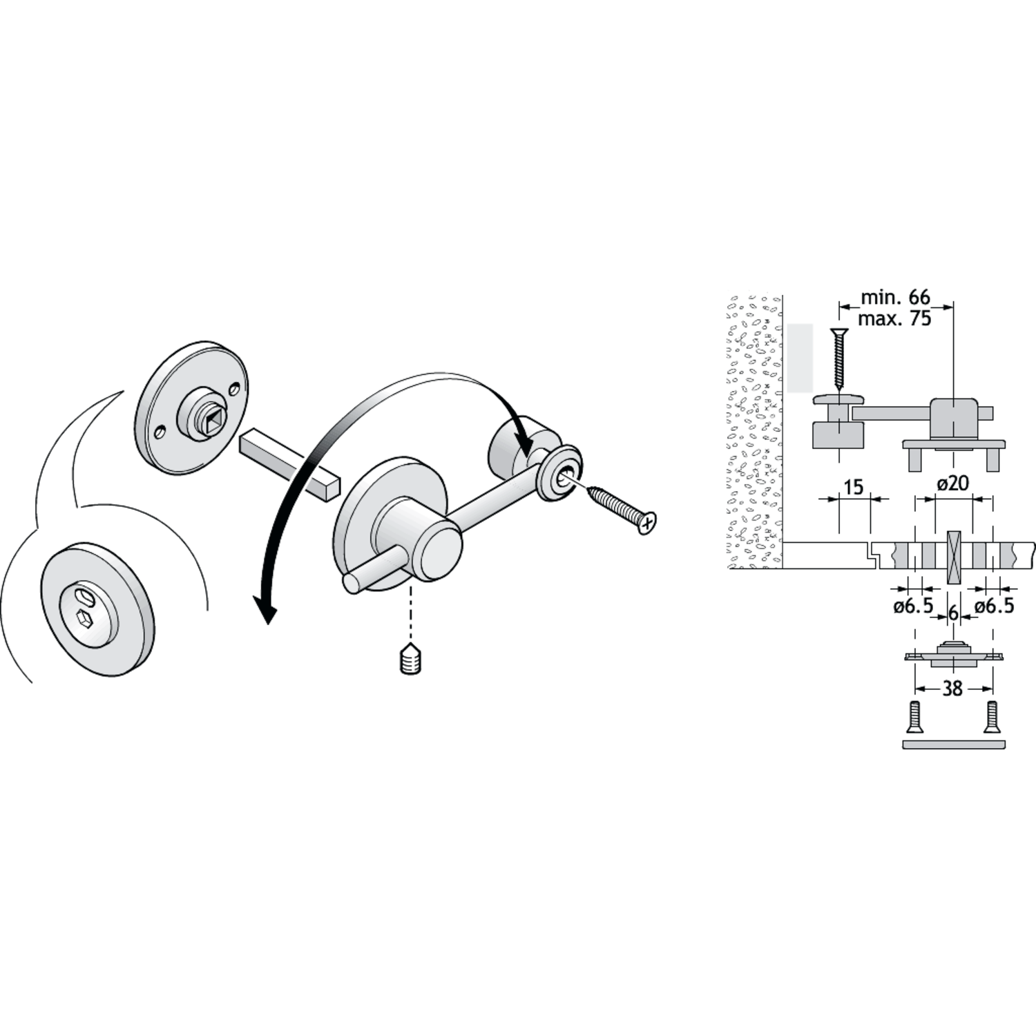 Pba 500-inox sat. dispositif de fermeture libre/oc cupe
