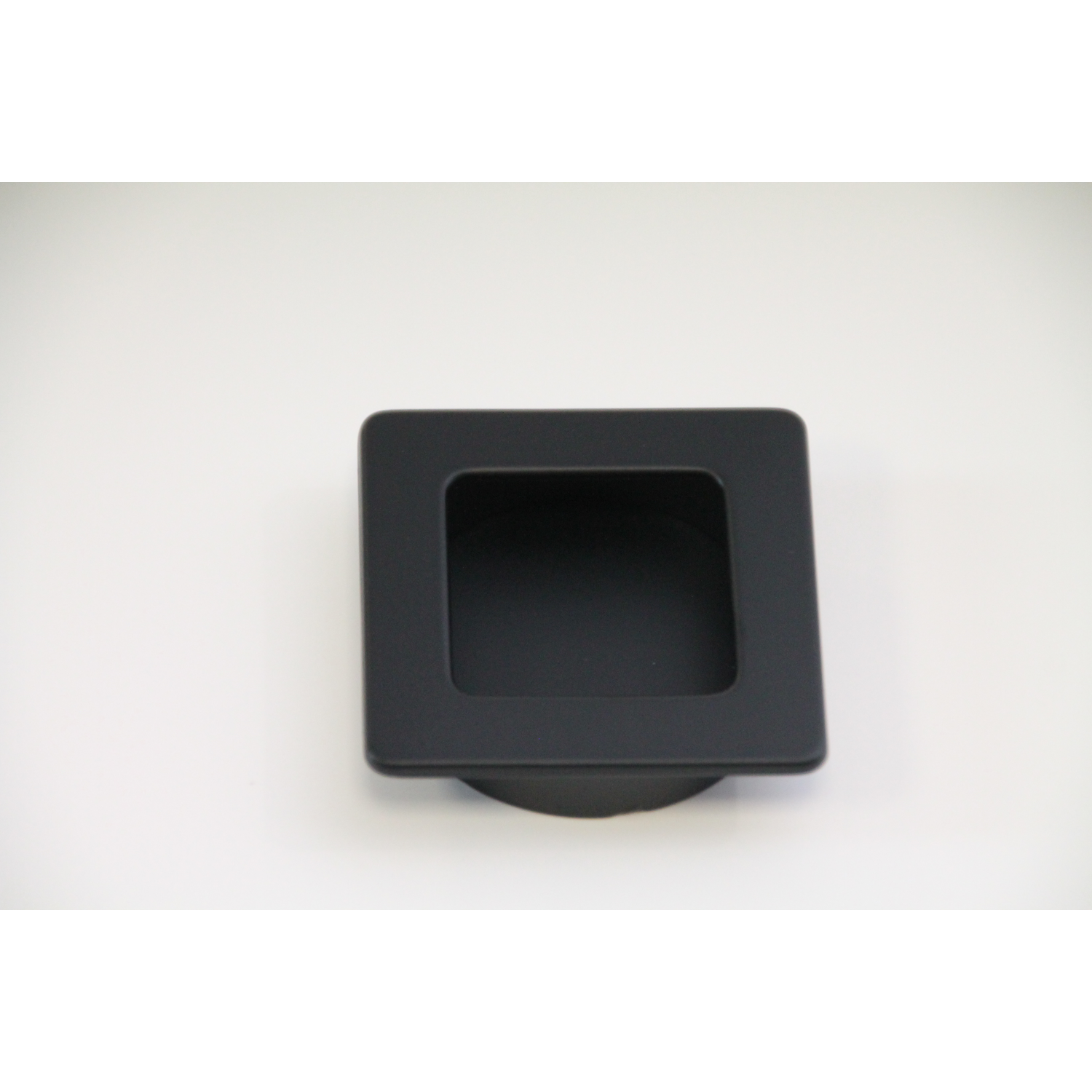 Coque encastrable carré zmc 50x50 mm noir mat  