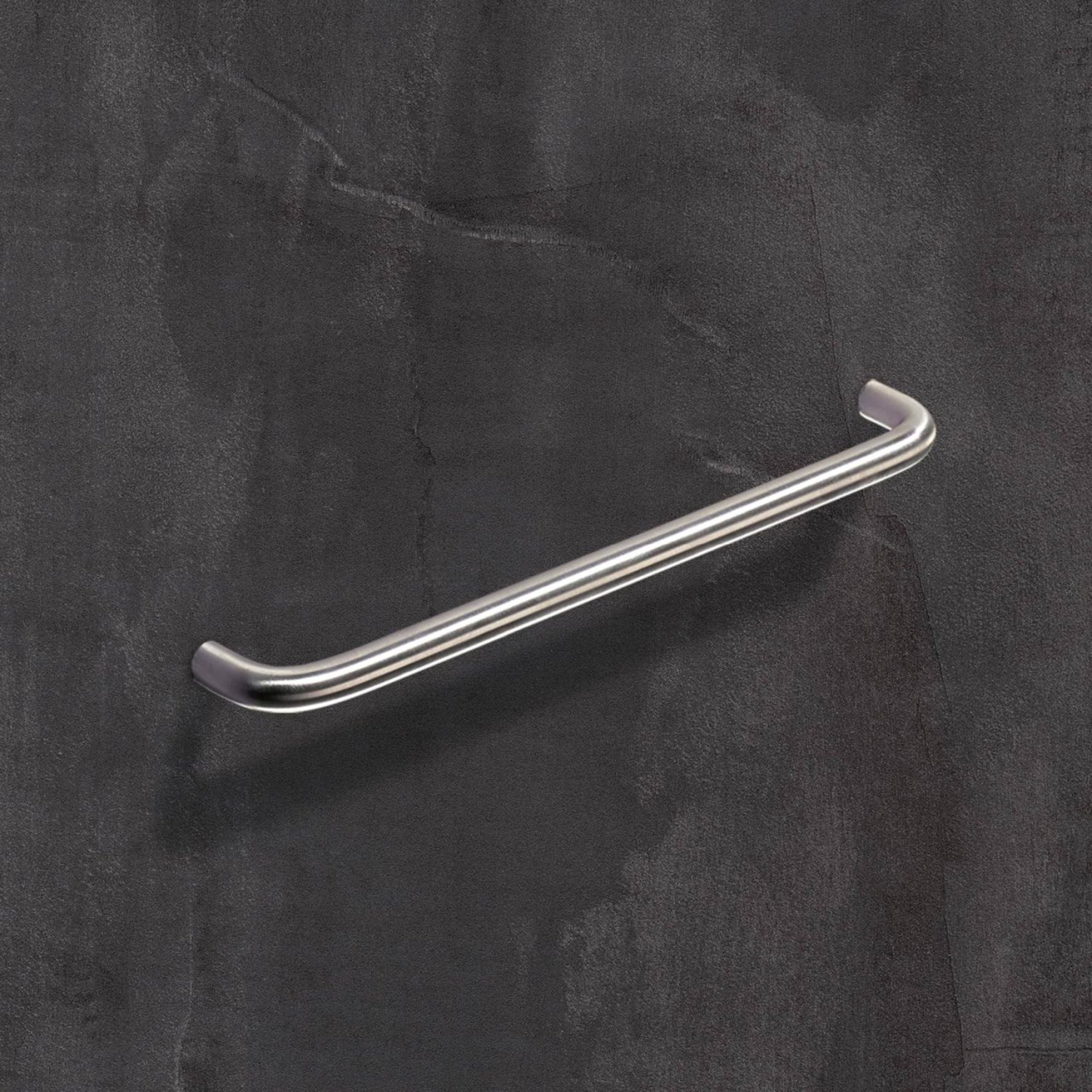 Poignée Asopus, entraxe de perçages 480, L 492 mm, H 40 mm, ø 12 mm, Inox brossé