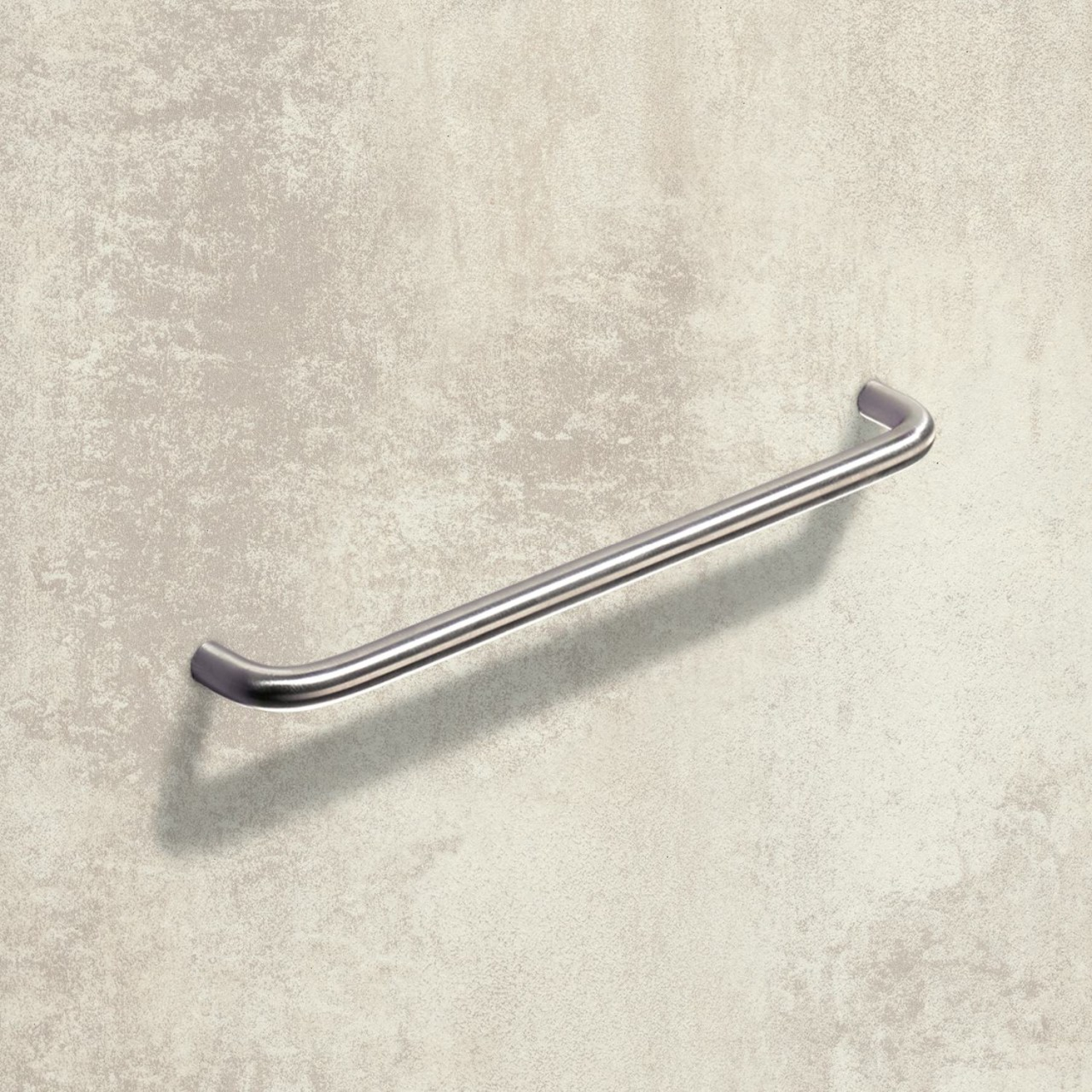Poignée Asopus, entraxe de perçages 480, L 492 mm, H 40 mm, ø 12 mm, Inox brossé