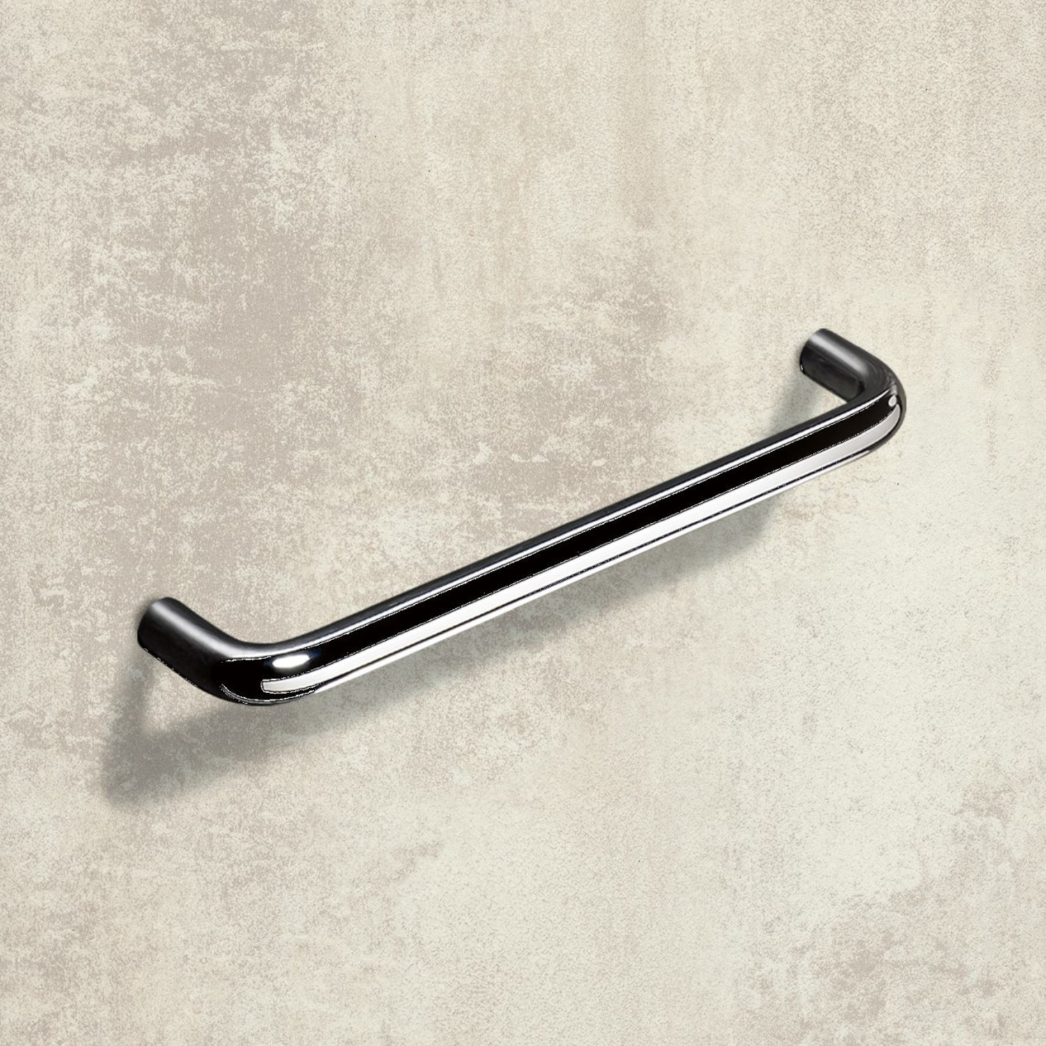 Greep Avenio, boorafstand 128, L 136 mm, H 32 mm, ø 8 mm, glans verchroomd