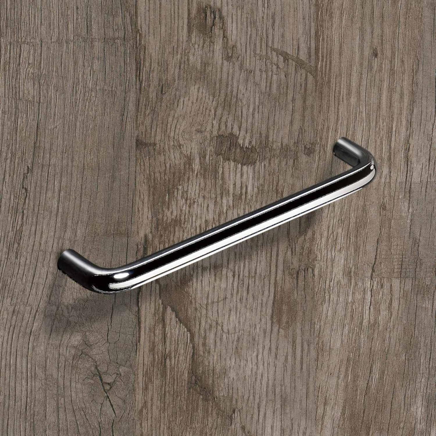 Greep Avenio, boorafstand 128, L 136 mm, H 32 mm, ø 8 mm, glans verchroomd