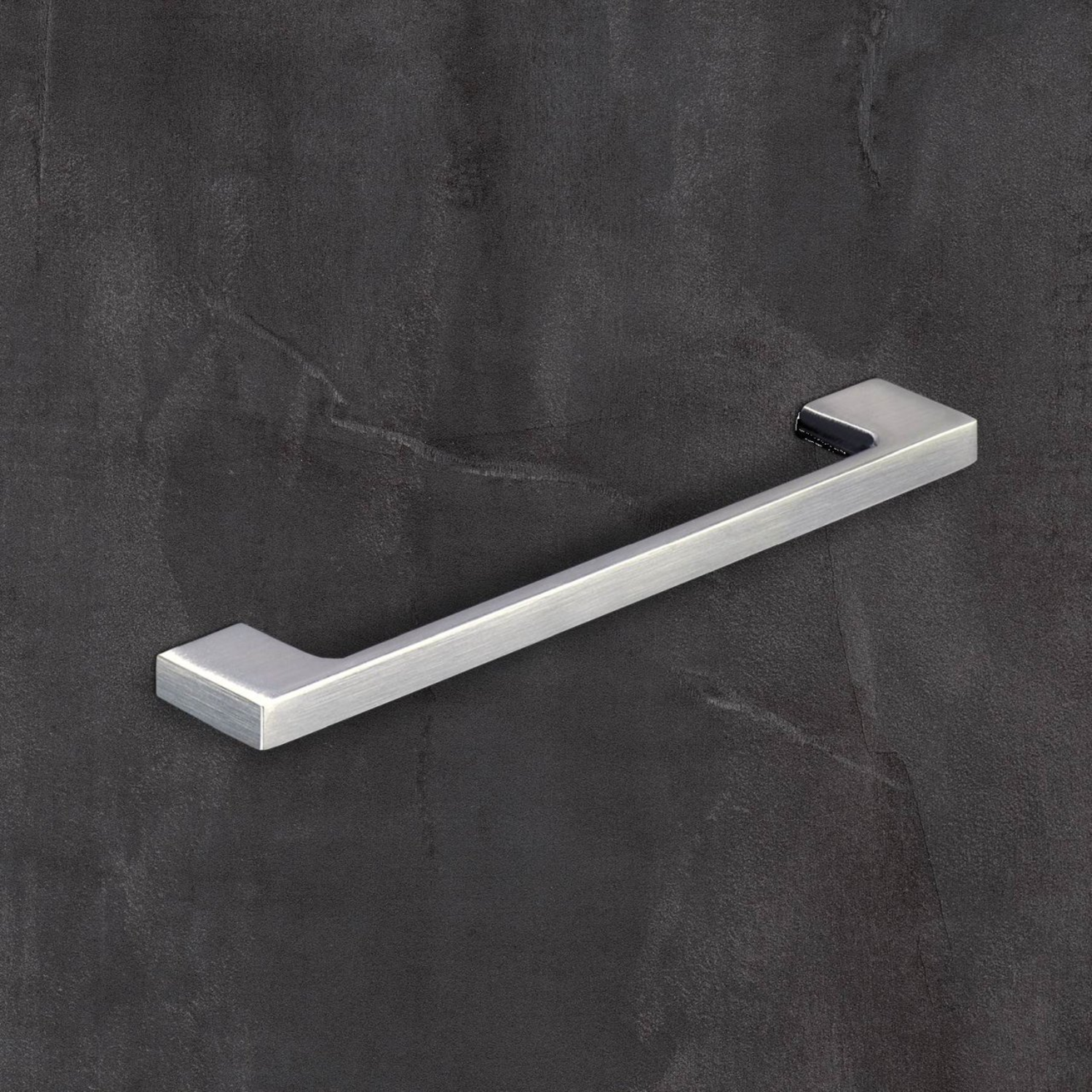 Greep Belluno, boorafstand 224 / 256 mm, L 267 mm, B 9 mm, H 30 mm, roestvrij staal finish geborsteld