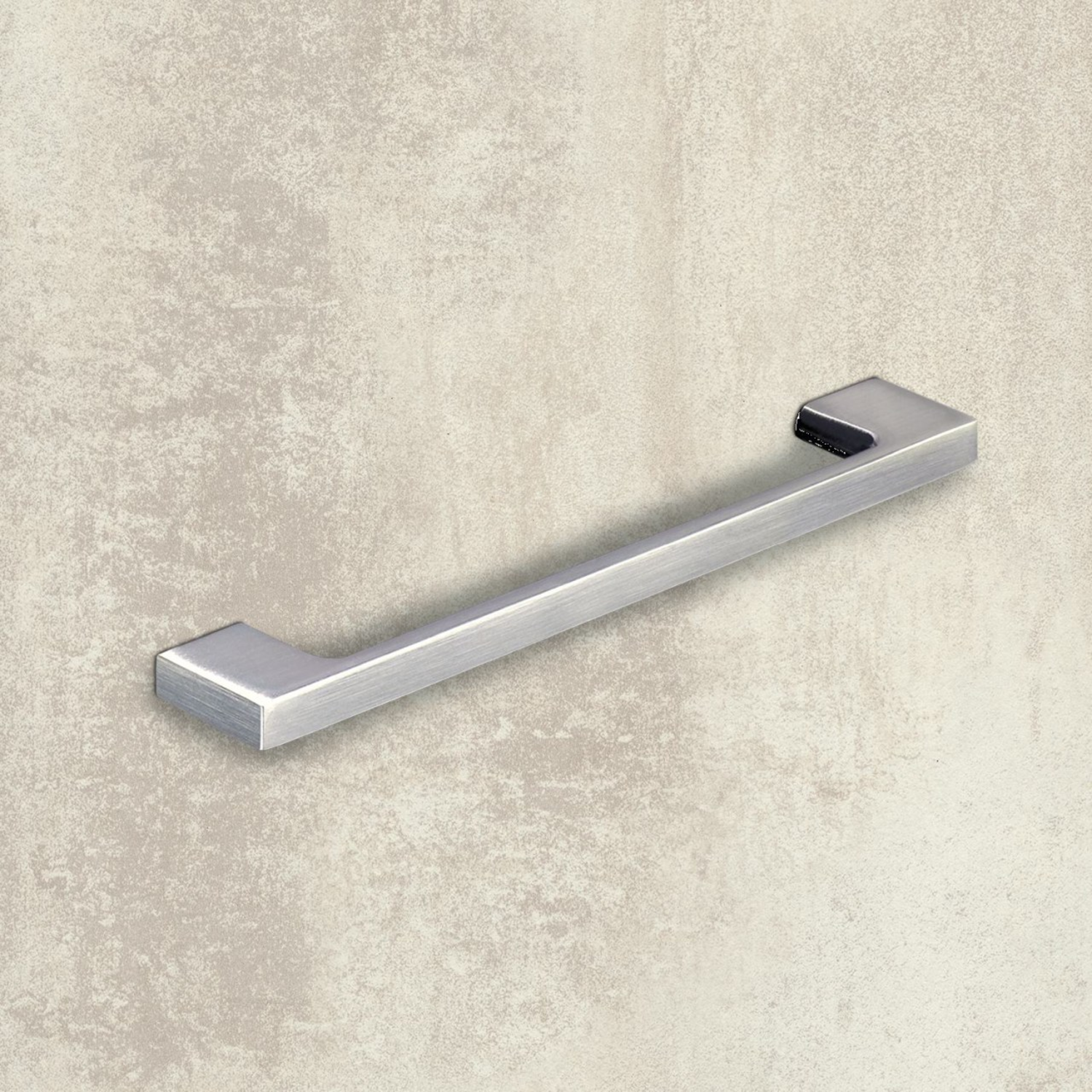 Greep Belluno, boorafstand 224 / 256 mm, L 267 mm, B 9 mm, H 30 mm, roestvrij staal finish geborsteld