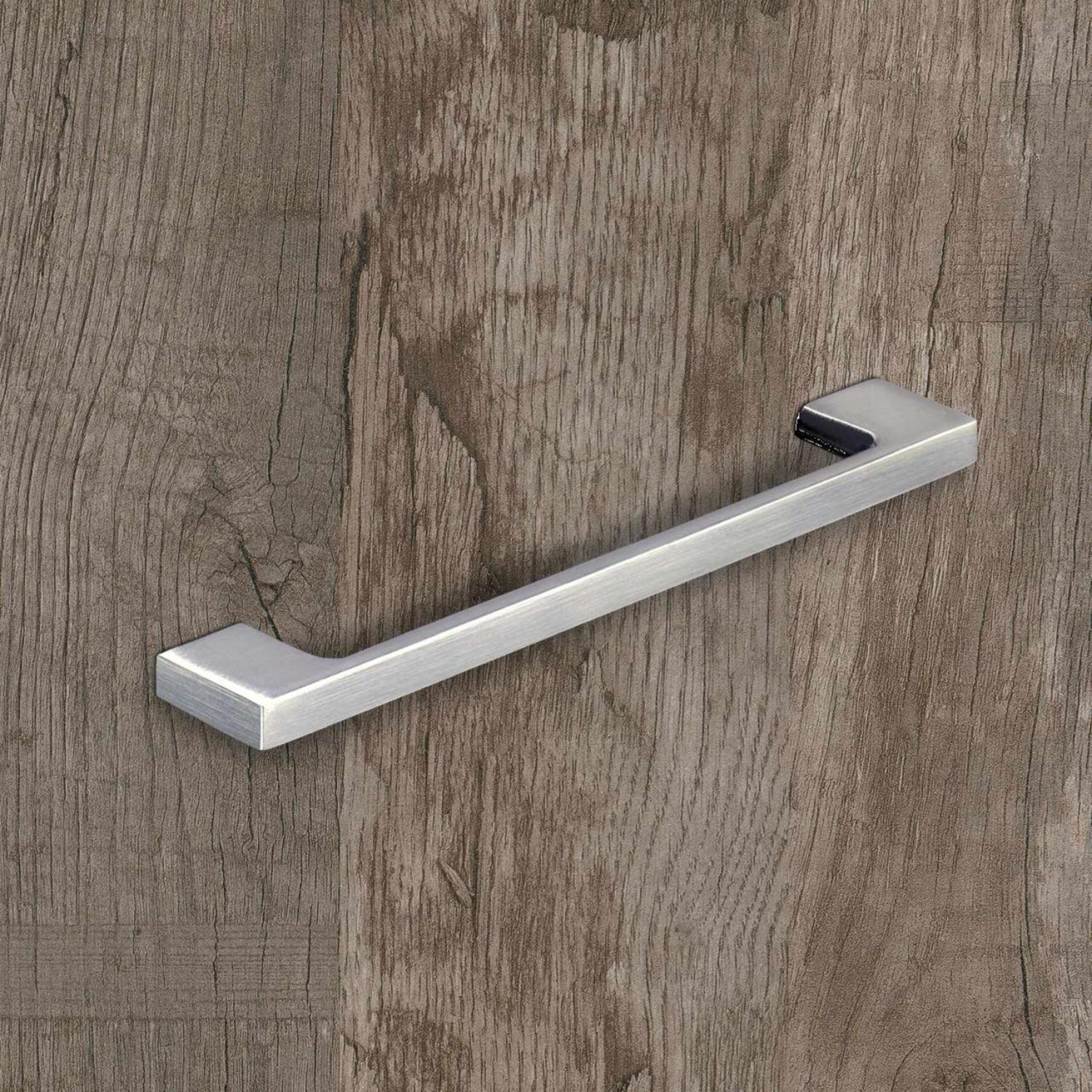 Greep Belluno, boorafstand 224 / 256 mm, L 267 mm, B 9 mm, H 30 mm, roestvrij staal finish geborsteld