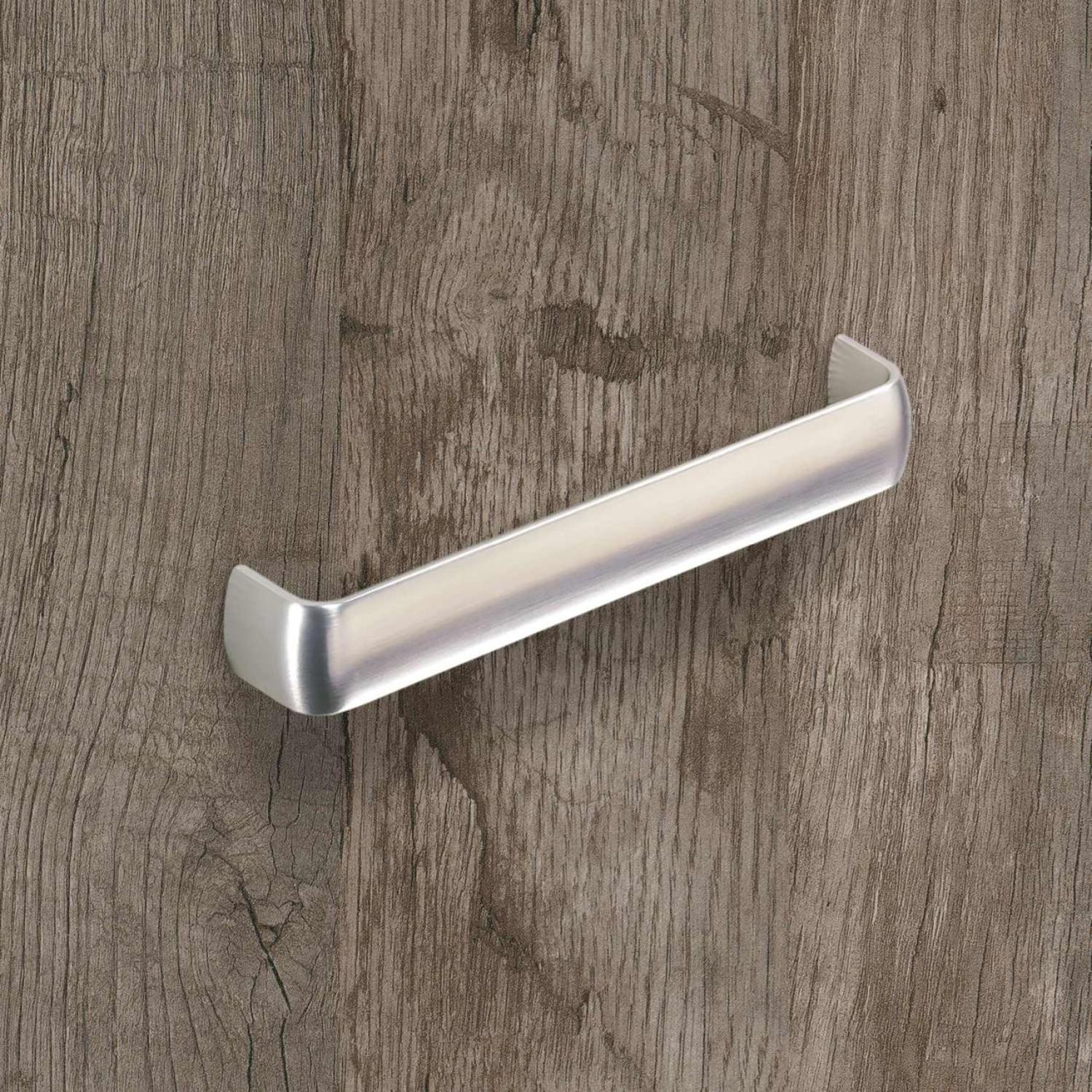 Poignée Belna, entraxe de perçages 128, L 135 mm, B 22 mm, H 29 mm, aspect inox brossé